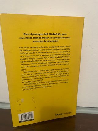 El asesino ético - David Liss - novela