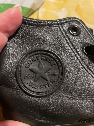 Converse Piel Negra Talla 36