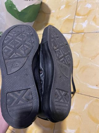 Converse Piel Negra Talla 36