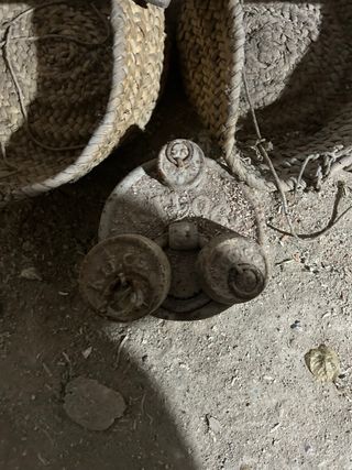 Báscula basculante antigua