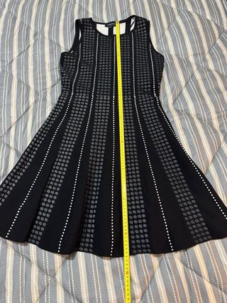 Vestido Trucco Punto Negro Talla L