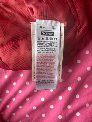 Chaqueta reversible Quechua morada