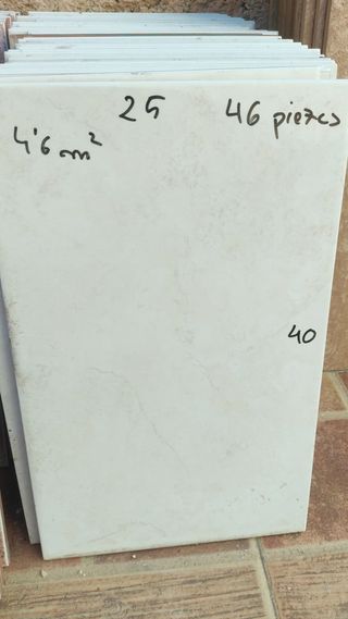 Azulejo 4.6 m² 25x40 cm - 46 piezas