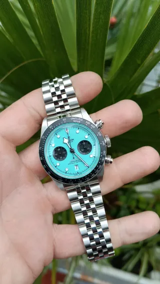 Tudor Black Bay Chrono Flamingo Blue