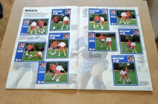 Álbum Liga fútbol 1991-92 y Escuela Fútbol Gento