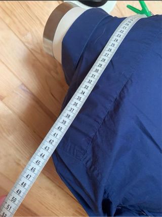 Camisa manga larga Easy Wear azul marino