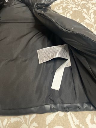 Chaleco Zara Negro Piel Sintética