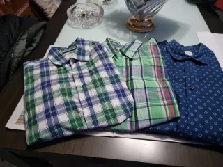 Lote de 3 Camicie a Quadri e Stampate