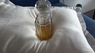 Botella de cristal antigua