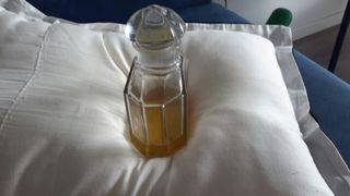 Botella de cristal antigua