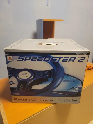 Volante Fanatec PS2 con Palanca y Pedales