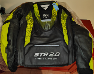 Giacca Moto Shima STR 2.0 Nera/Gialla Taglia