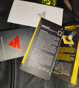 Giacca Moto Shima STR 2.0 Nera/Gialla Taglia