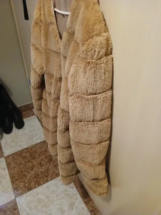 Chaqueta pelo sintético SHEIN marrón Talla xxl