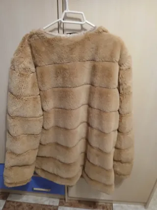 Chaqueta pelo sintético SHEIN marrón Talla xxl