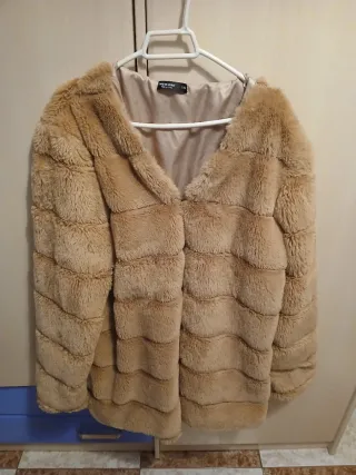 Chaqueta pelo sintético SHEIN marrón Talla xxl