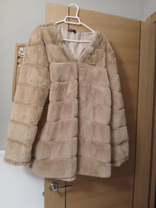 Chaqueta pelo sintético SHEIN marrón Talla xxl