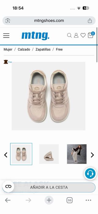 Bambas Mustang Free Barefoot Rosa