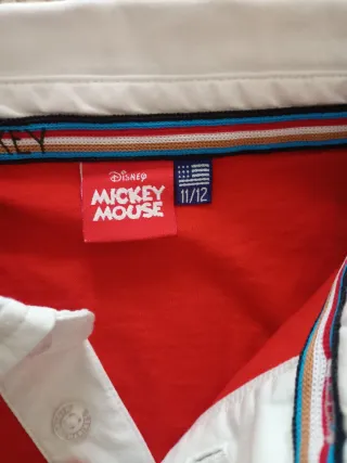 Maglietta Rugby Mickey Mouse Taglia 11 anni