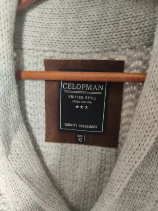 Rebeca Celopman Lana Gris Talla M