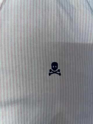 Camisa Scalpers rayas rosa y blanco