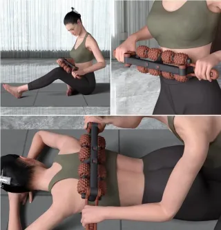 Rodillo Masajeador 3 en 1 Nuevo