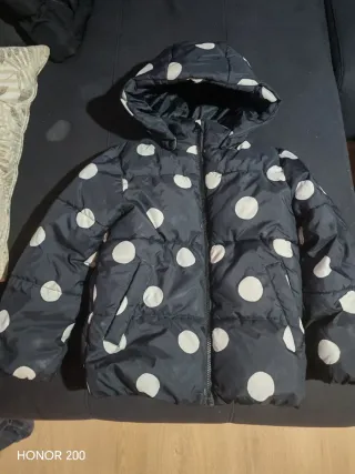 Chaqueta niña lunares