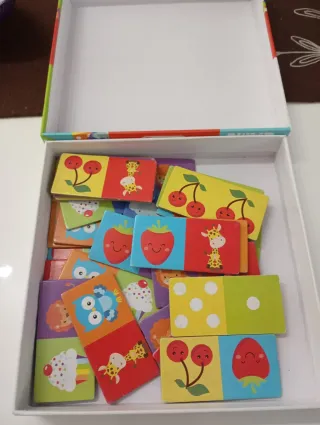 Juego Dominó Infantil Doble Cara