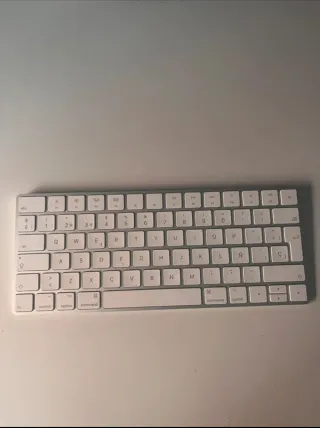 Teclado Apple Plata/Blanco