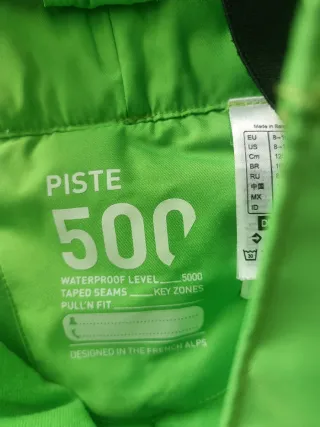 Pantaloni sci con bretelle regolabili