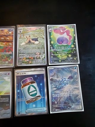 MISTO carte POKEMON/ONE PIECE