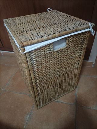 Cesto Ikea ropa sucia mimbre