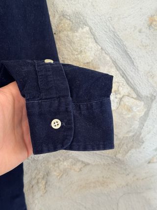 Camicia Ralph Lauren Velluto Blu