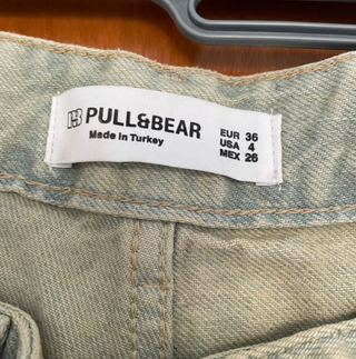 Pantalón wide leg efecto washed