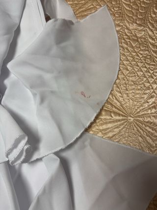 Falda flamenca blanca 6 volantes