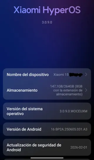 Xiaomi 15 (como nuevo)