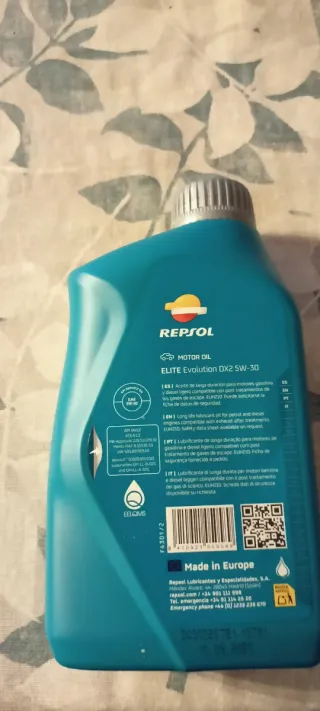 Aceite Repsol Elite 5W-30 1L