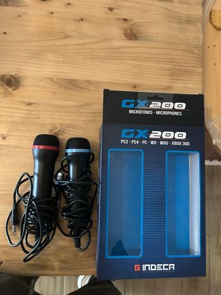 2 Micrófonos GX200 para PC, PS4, Wii, Xbox 360
