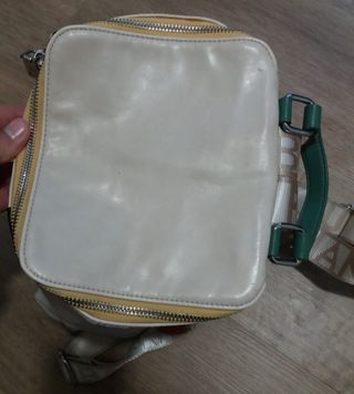 Bolso Mochila Fun & Basics Beige y Verde