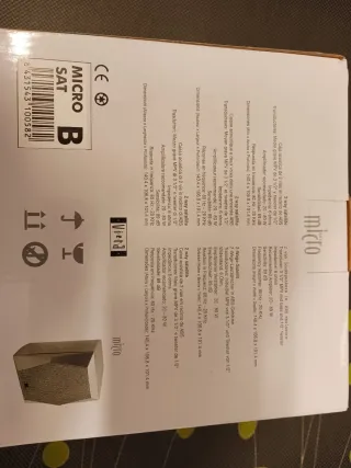 Altavoces Vieta Micro Sat B Negro