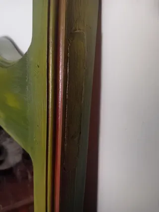 Espejo de madera único