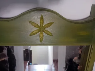 Espejo de madera único