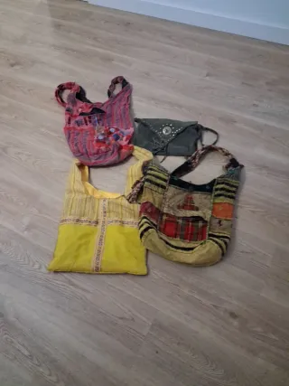 Lote 4 borse hippie
