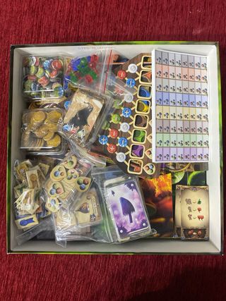 Juego de mesa Alquimistas y expansión.