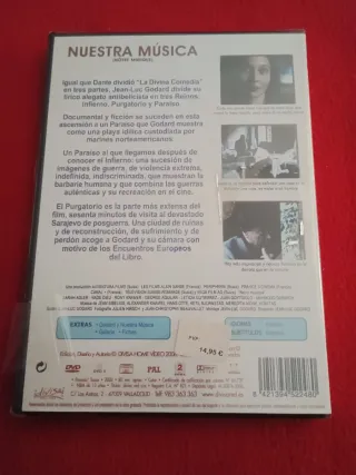 DVD Nuestra Música (precintado) Godard