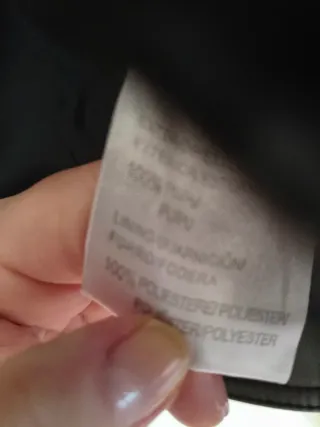 Cazadora Biker Negra/Gris