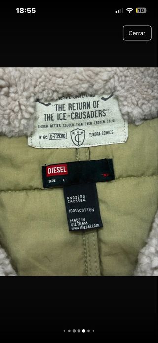 Chaqueta Diesel Ice-Crusaders Talla L