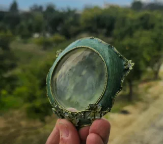 Lupa escritorio Art Nouveau