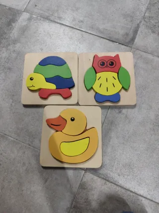Puzzles de madera animales