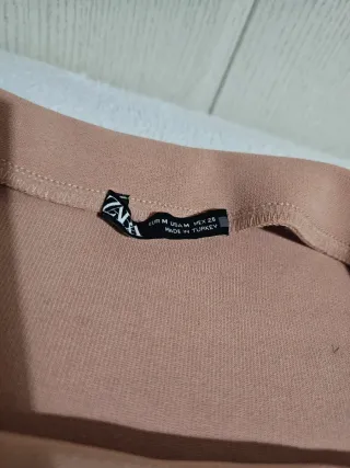 Falda Zara Talla M Cinturón Elástico Rosa